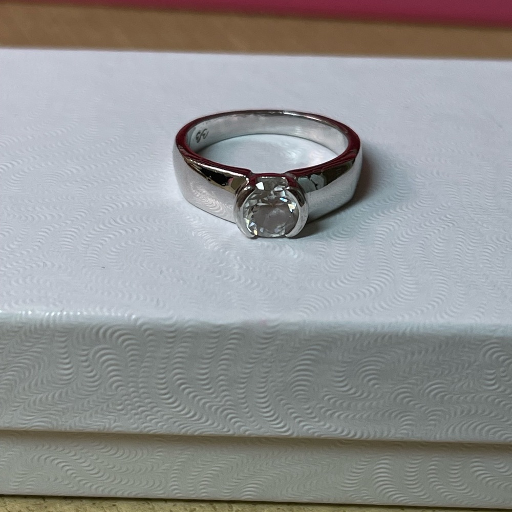 Silver Tone Ring - image 1